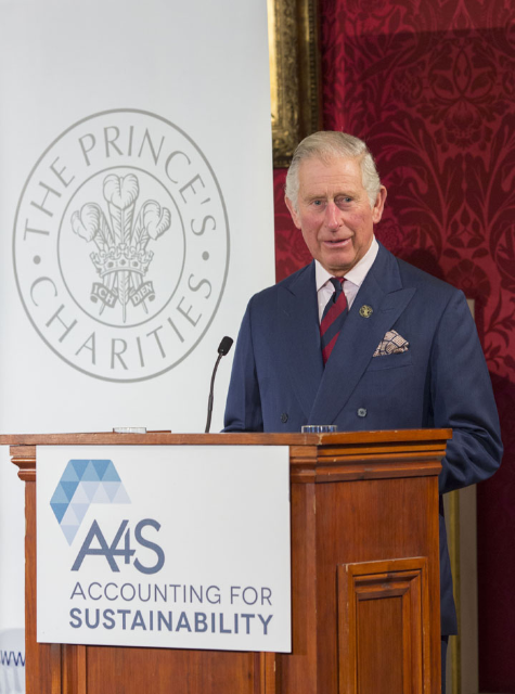 HRH The Prince of Wales speaking at the A4S Summit 2016