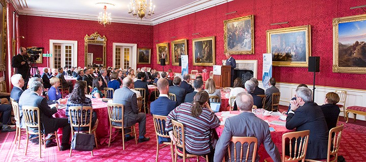 LONDON - UK - 11th July 2018. HRH The Prince of Wales hosts the Accounting for Sustainability, A4S Finance Leaders Summit at St James's Palace.Photograph by Ian Jones PhotographyCredit: Ian Jones