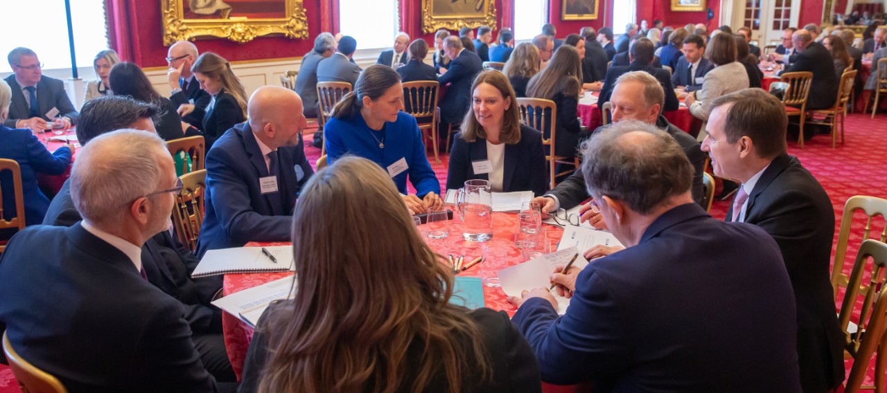 LONDON - UK- 29th Nov 2023. A4S, Accounting For Sustainability host a round table and panel discussion day at St James’s Palace, London.
Photo by Ian Jones 