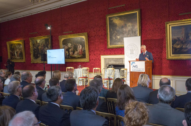 HRH The Prince of Wales speaking at the A4S Summit 2016